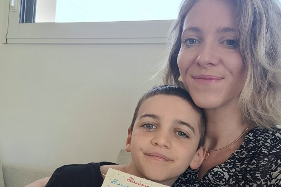 Paul et sa maman Emilie